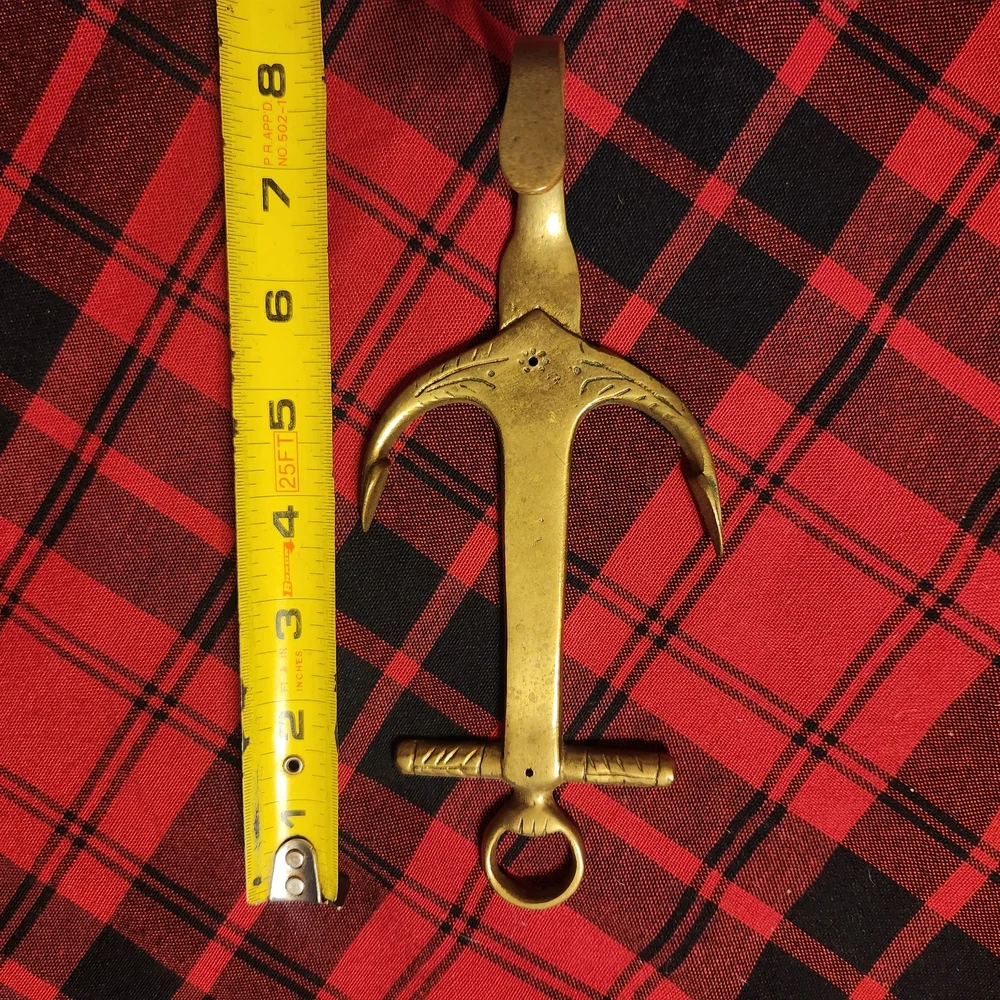 Solid Brass Anchor Wall Hook